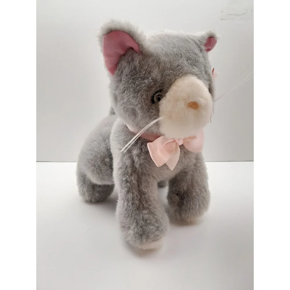Fiesta Gray Cat Plush 8